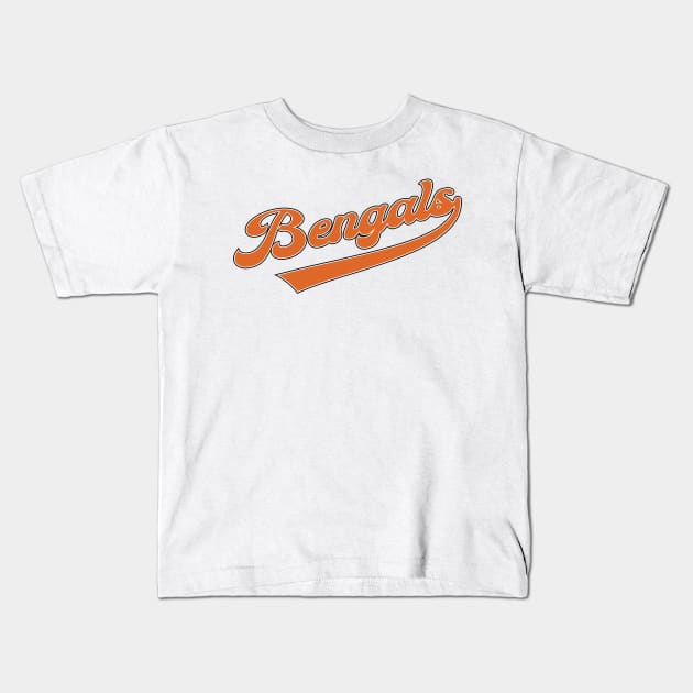 Bengals Kids T-Shirt by Cemploex_Art